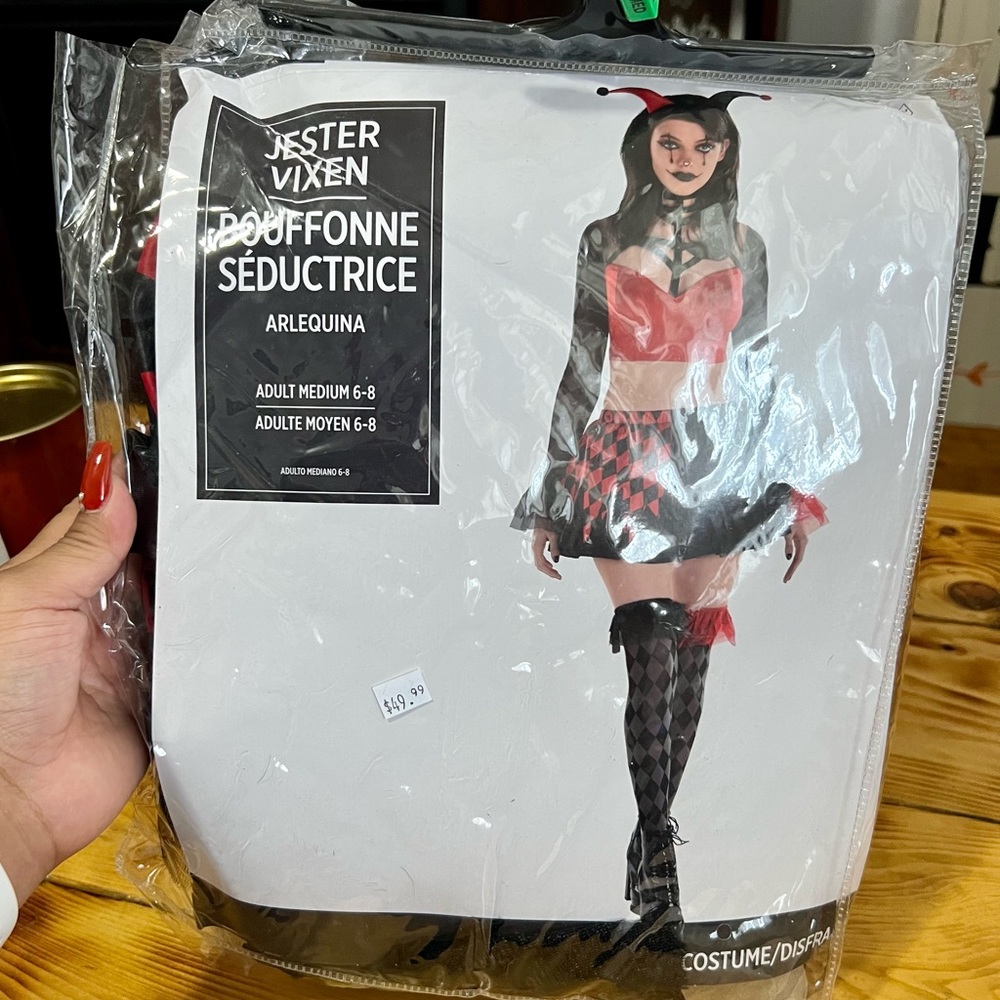 Jester Vixen Women Halloween Costume